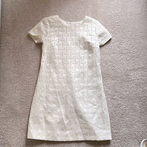 Off White Patterned Dress